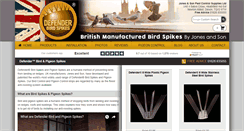 Desktop Screenshot of birdspikesonline.co.uk